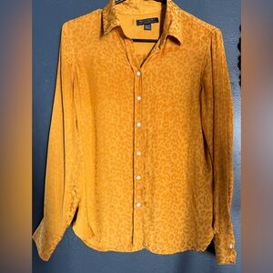 5 - Banana Republic Animal Print Satin Blouse